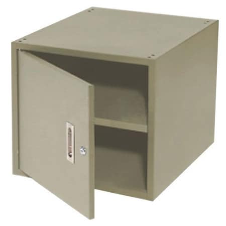 Global Industrial Storage Cabinet, 16 in H, 17-1/4 in W, Tan 273116TN